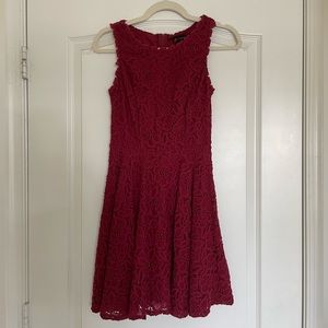 Macys Lace fit and flare dress